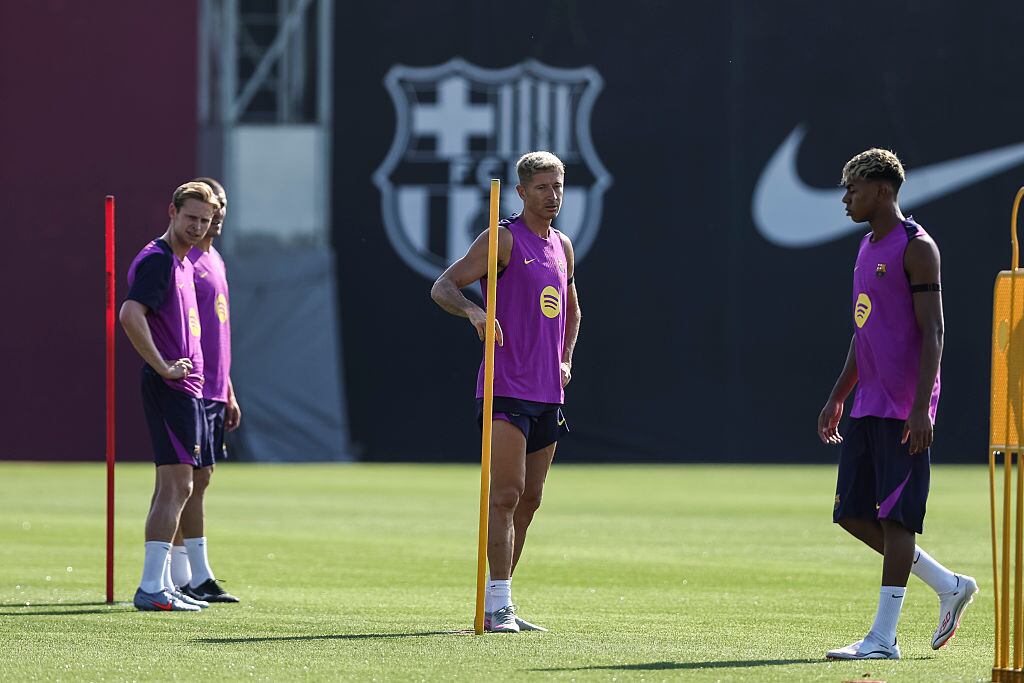 Fc Barcelona Preseason Training Day In Barcelona
