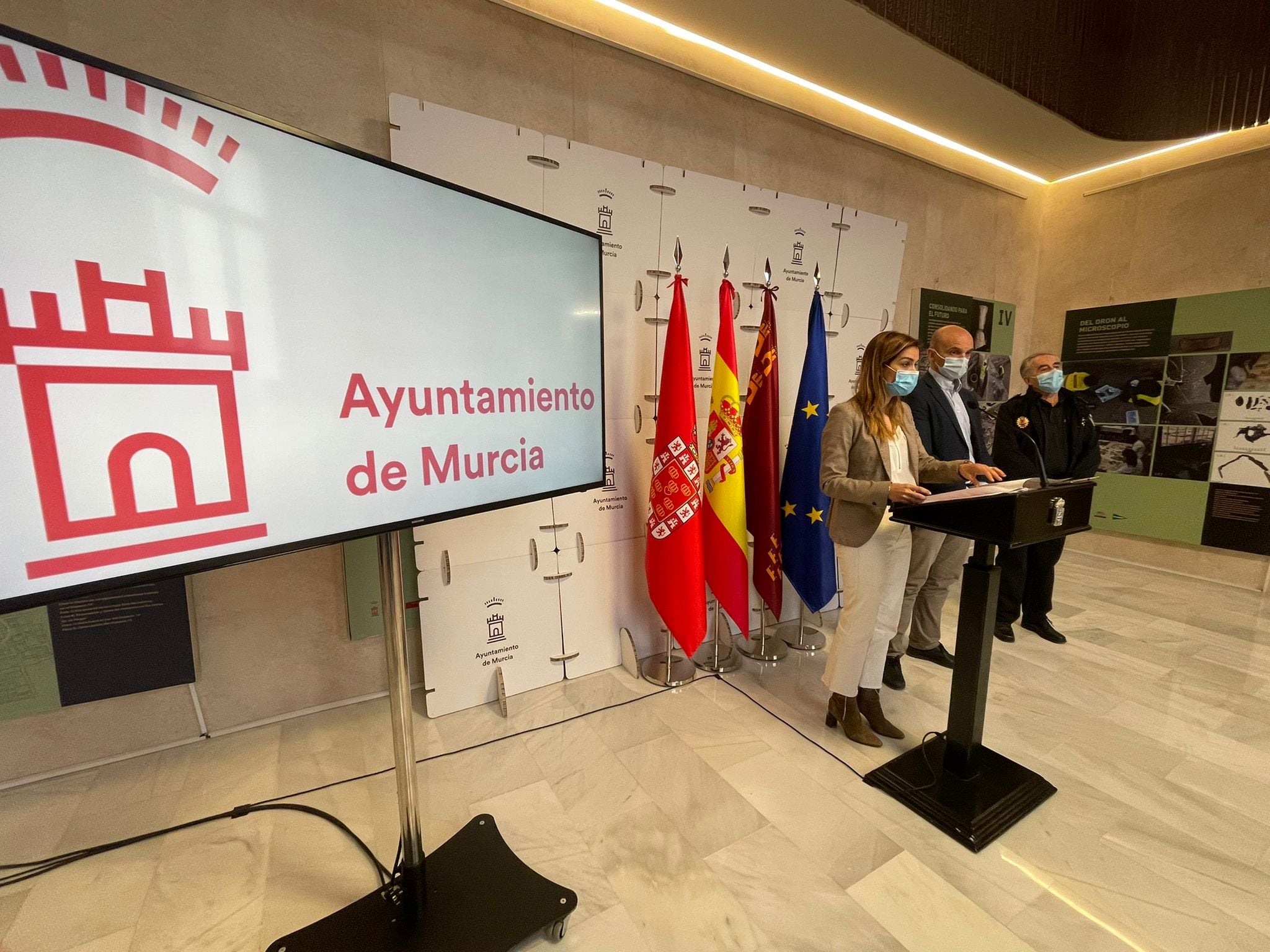 Presentación de los datos de limpieza viaria para Semana Santa y Fiestas de Primavera de Murcia 2022