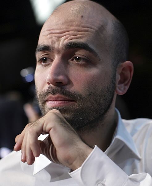 Roberto Saviano, escritor y periodista amenazado por la Camorra tras publica &quot;Gomorra&quot;