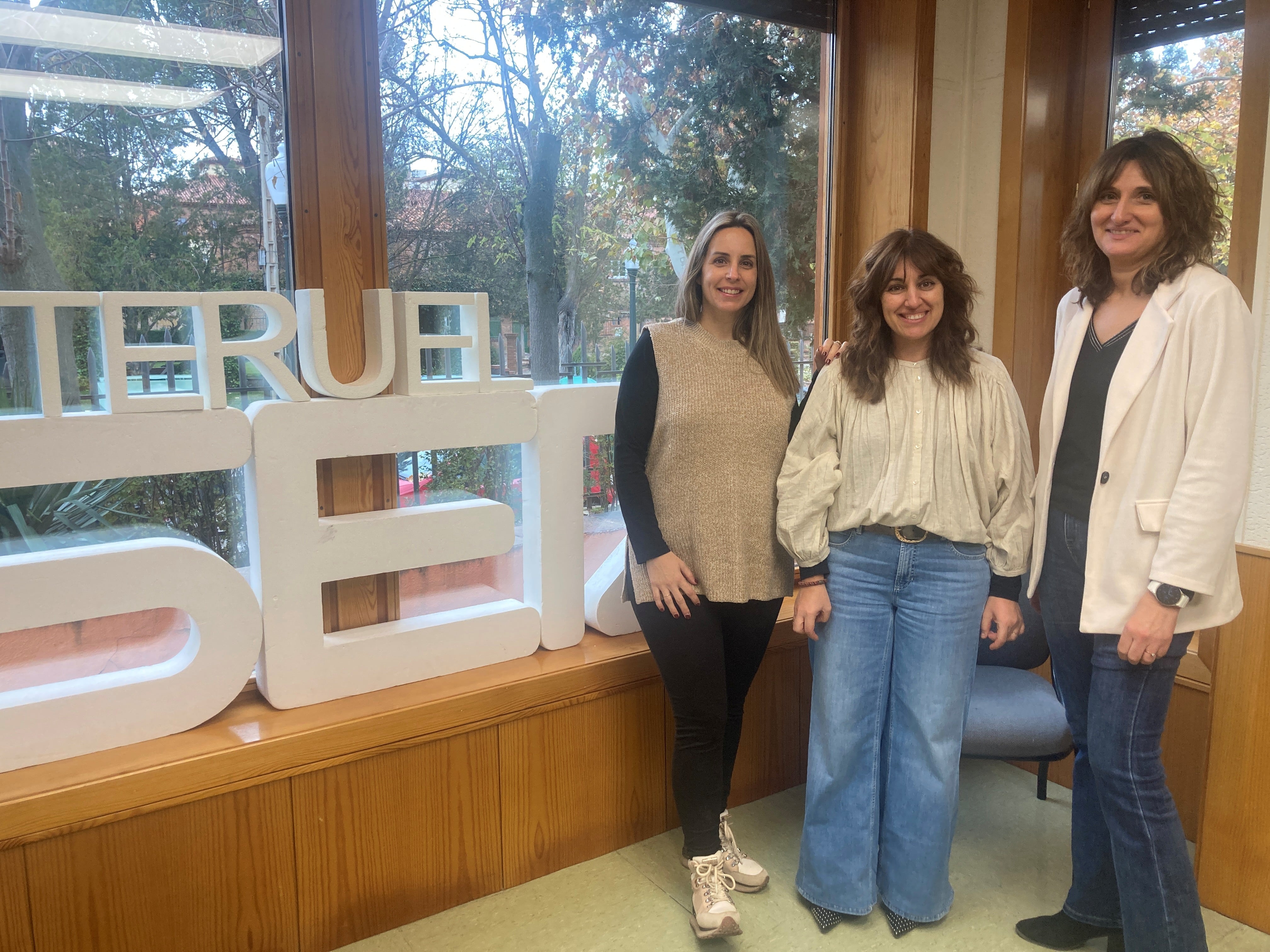 De izda. a dcha: Mireia Rodriguez, Patricia García y Ana Belén Marco