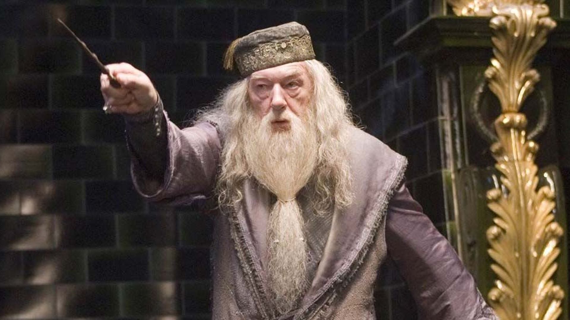 Michael Gambon como Albus Dumbledore.