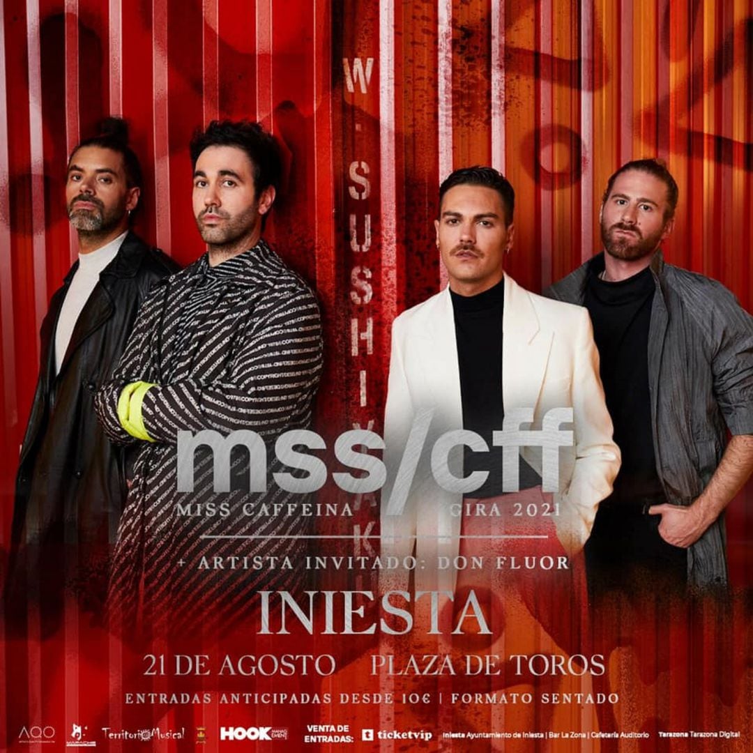 Concierto de Miss Caffeína este sábado en Iniesta