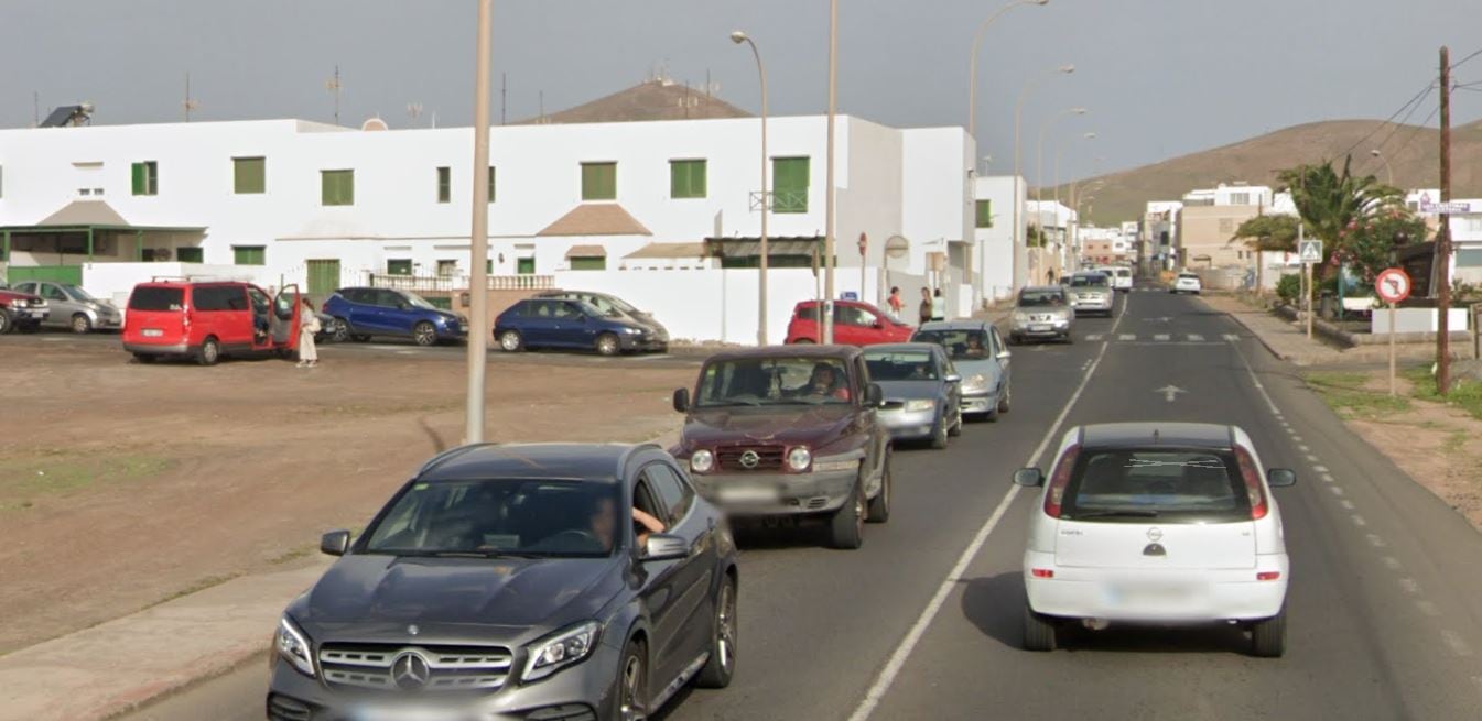 Barrio de Argana Alta en Arrecife, capital de Lanzarote.