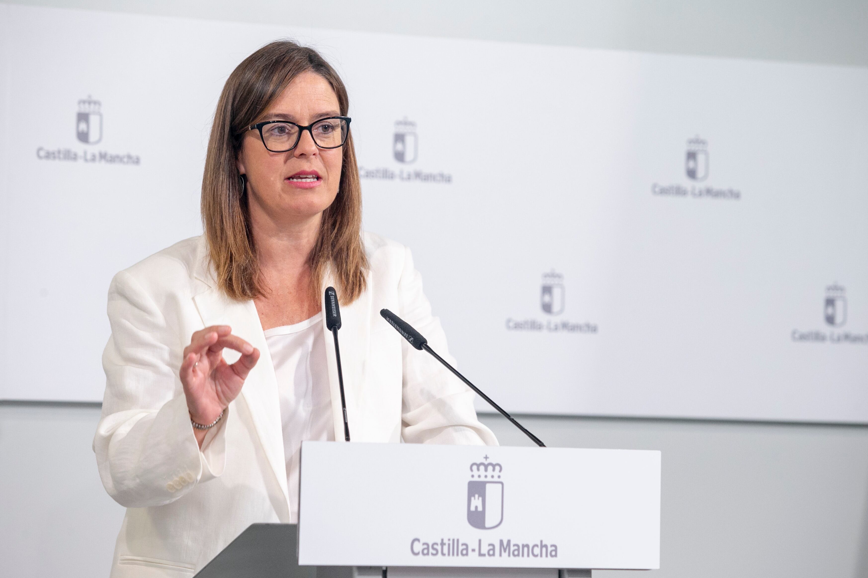 La consejera portavoz del Gobierno de Castilla-La Mancha, Esther Padilla