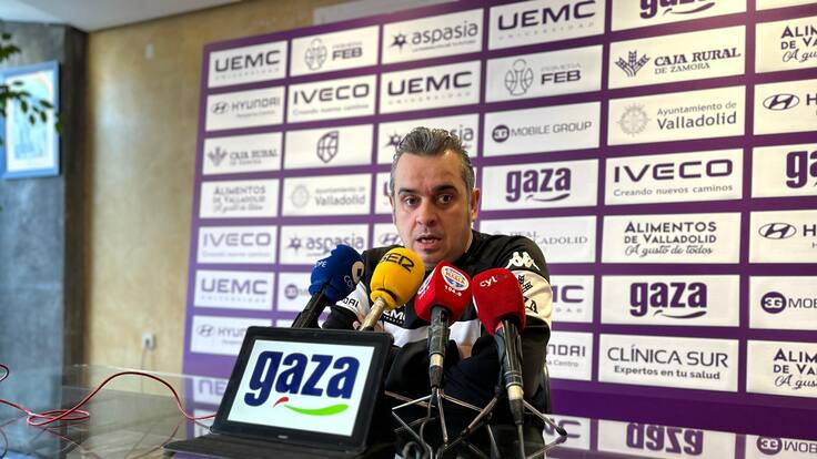 Iñaki Martín, entrenador del Real Valladolid de Baloncesto en la previa ante Obradoiro