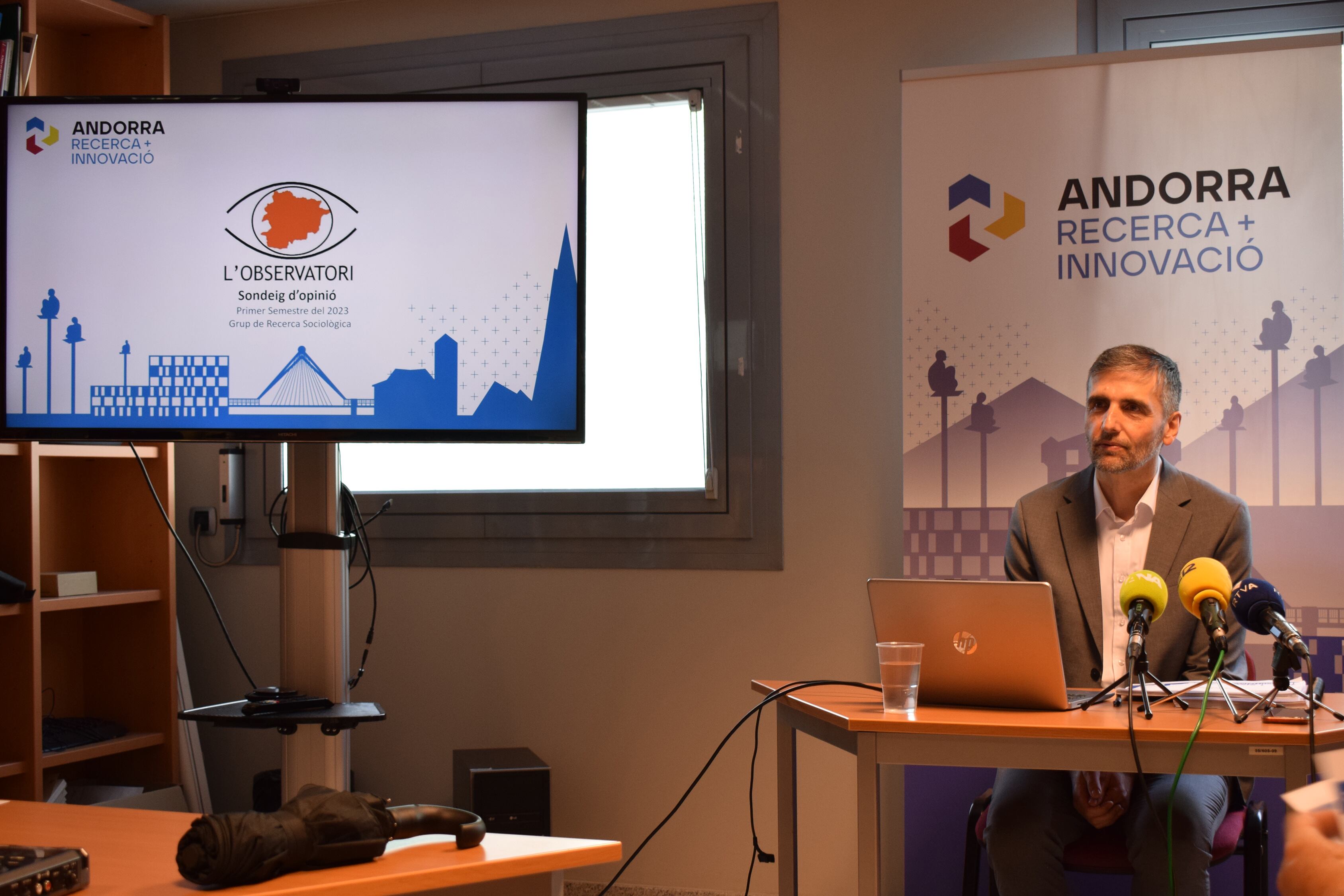 El director del departament de sociologia d'Andorra Recerca i Innovació, Joan Micó