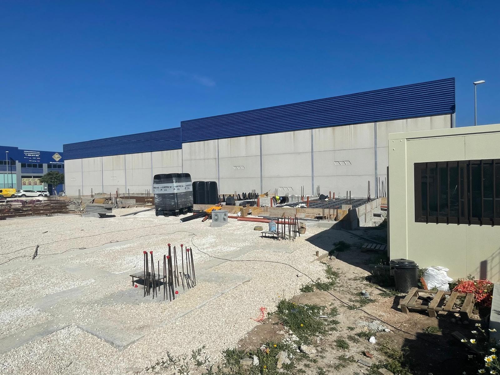 Estado de las obras del Parque de Bomberos de Morón