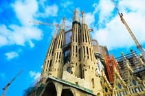 La Sagrada Familia en Barcelona.