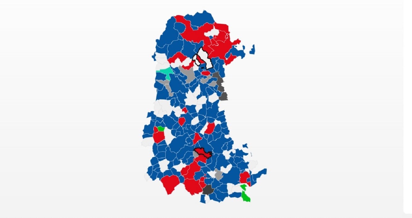 Resultados de las elecciones municipales en la provincia de Palencia