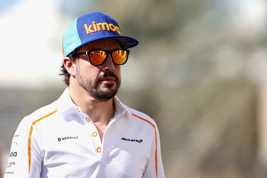 Fernando Alonso durante los libres del GP de Abu Dhabi