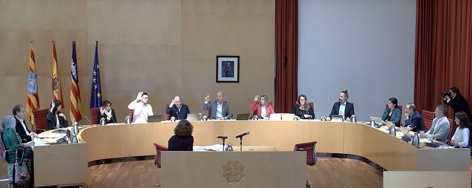 Votació en el ple d&#039;aquest dilluns