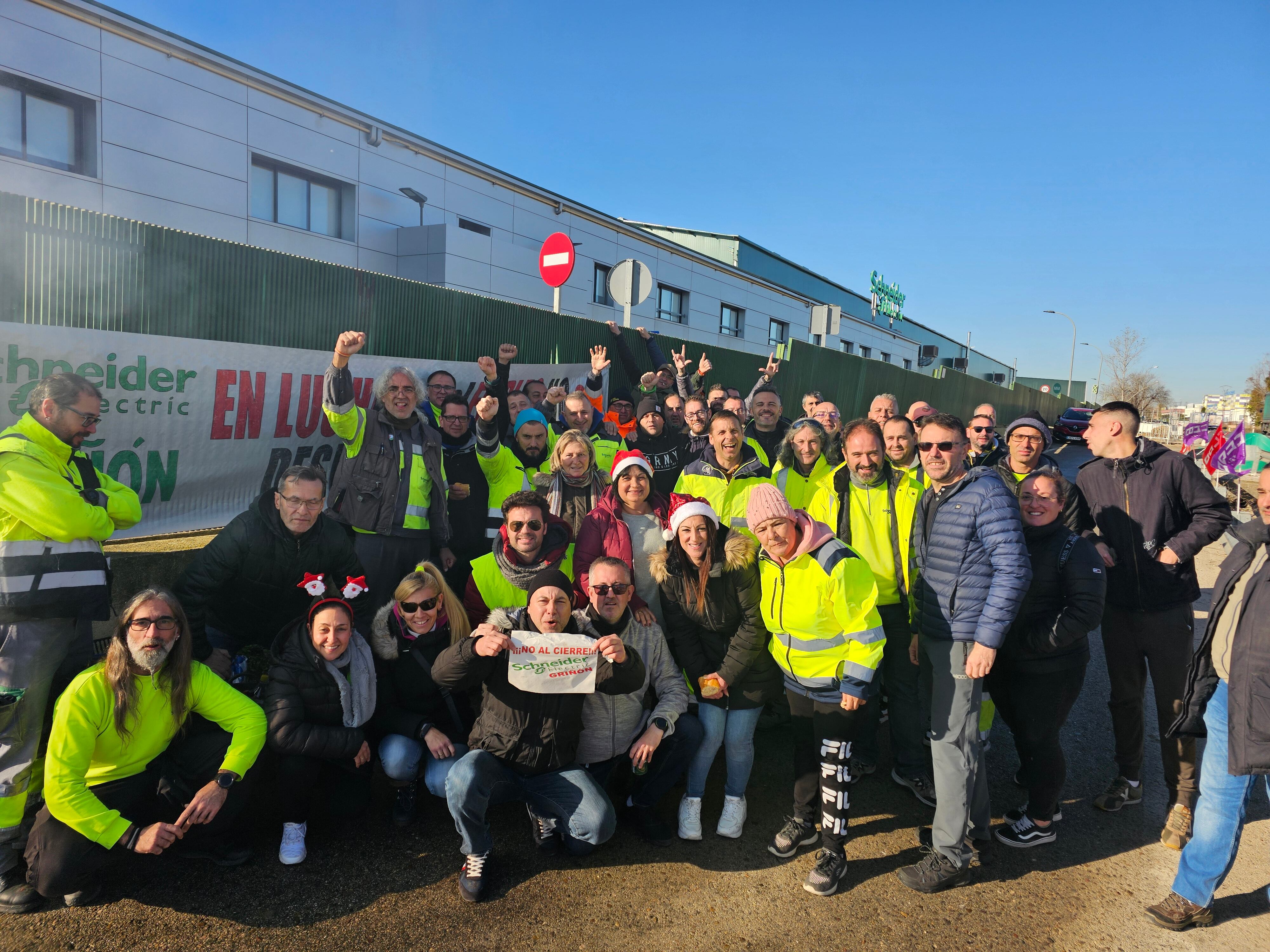 Los trabajadores de Schneider Griñón en huelga este viernes