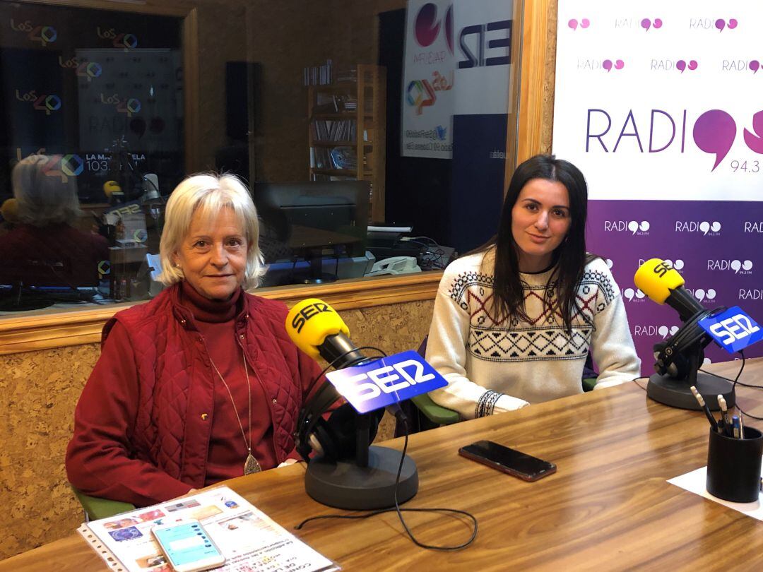 Josefina García y Esther Armero. Asociación Luna Cuenca