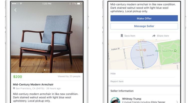 El nuevo servicio permitirá comprar y vender dentro de Facebook.