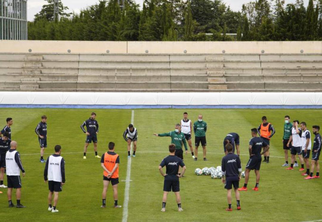 Imagen de archivo de un entrenamiento del Albacete