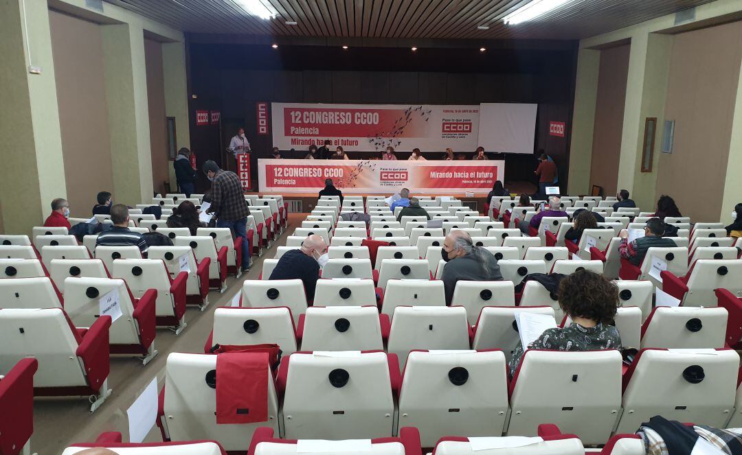 Celebración del XII Congreso de CCOO en Palencia