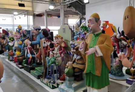 Exposició del Ninot de septiembre de 2021, ubicada en la Marina de València.