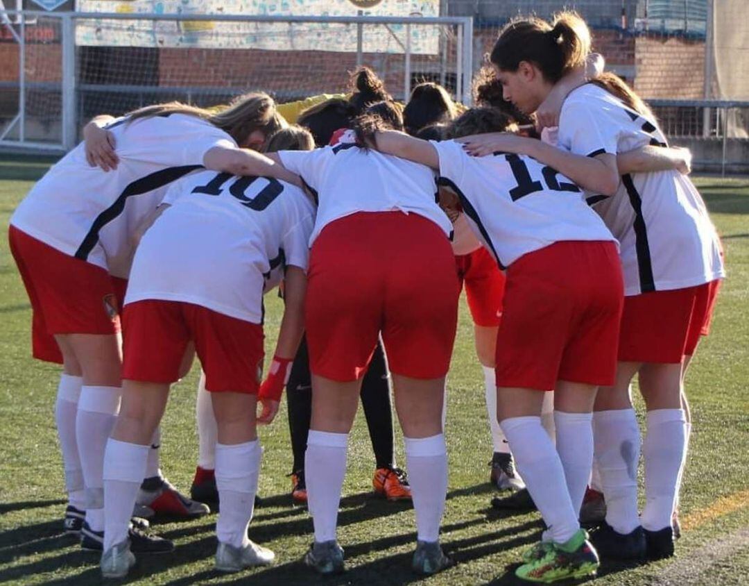 Una imagen de las jugadoras del equipo femenino del Terrassa, publicada por el club en su red social hace unos meses 