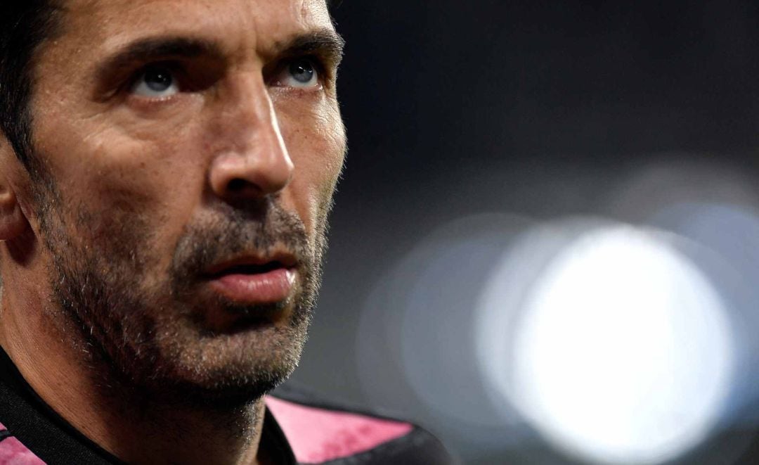 Buffon, durante un partido con la Juventus de Turín.