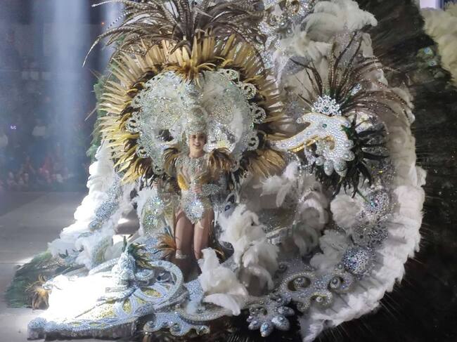 Cristina Guillamón, Reina del Carnaval de Cartagena.