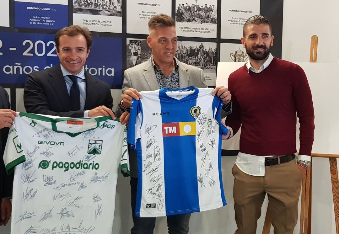 Carlos Parodi, Alejandro Sacardi y Javier Portillo