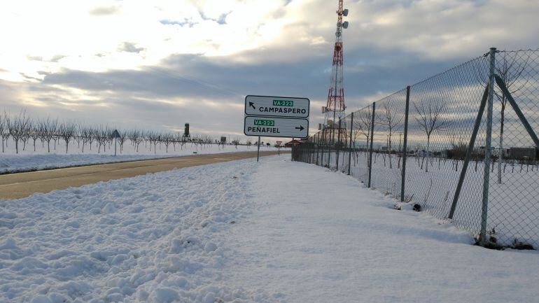 Nieve durante el fin de semana en Fompedraza