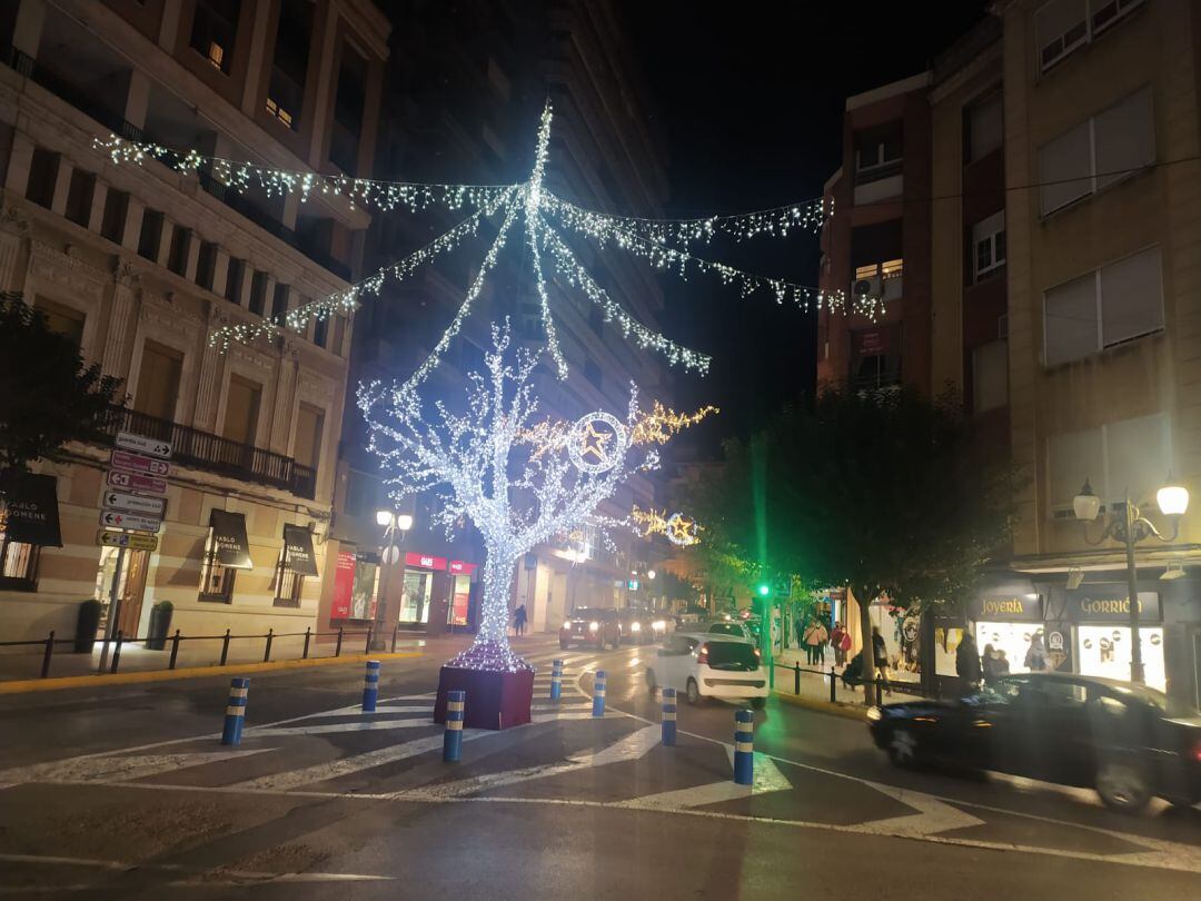 Imagen del centro de Villena en estos días