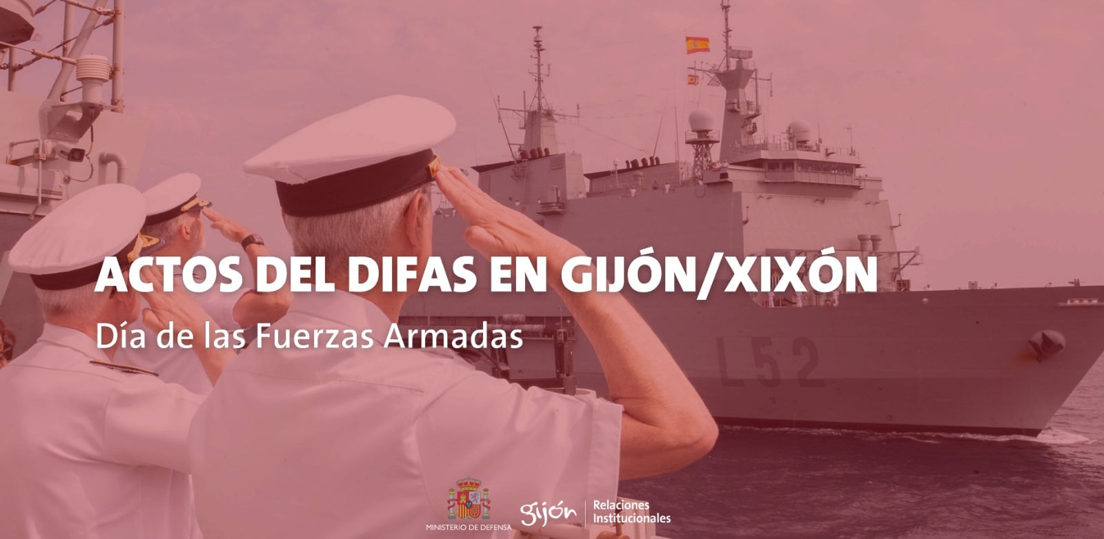 Presentación del Día Internacional de la Fuerzas Armadas en Gijón, 2024