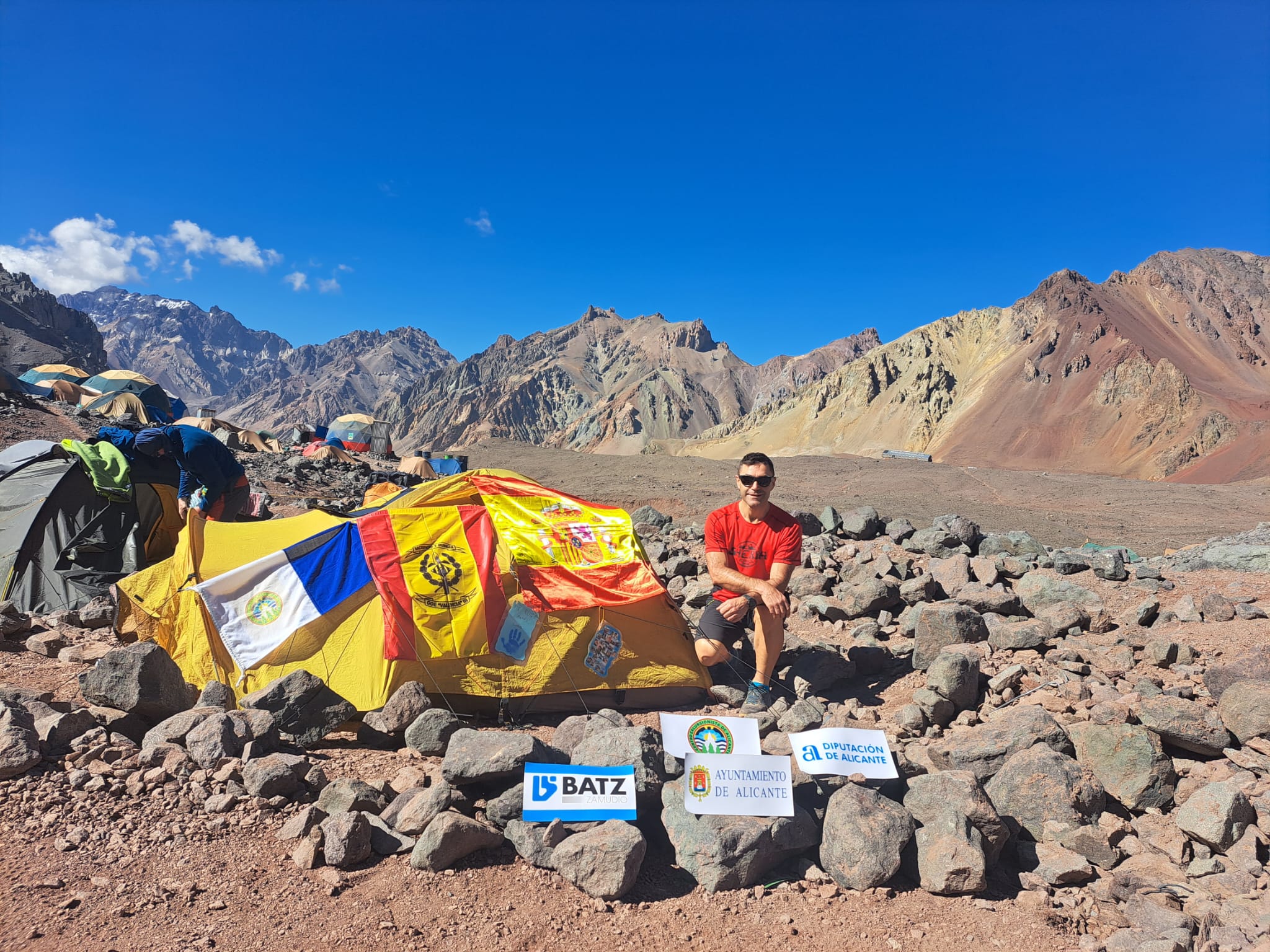 Carlos Cardelle en el Aconcagua