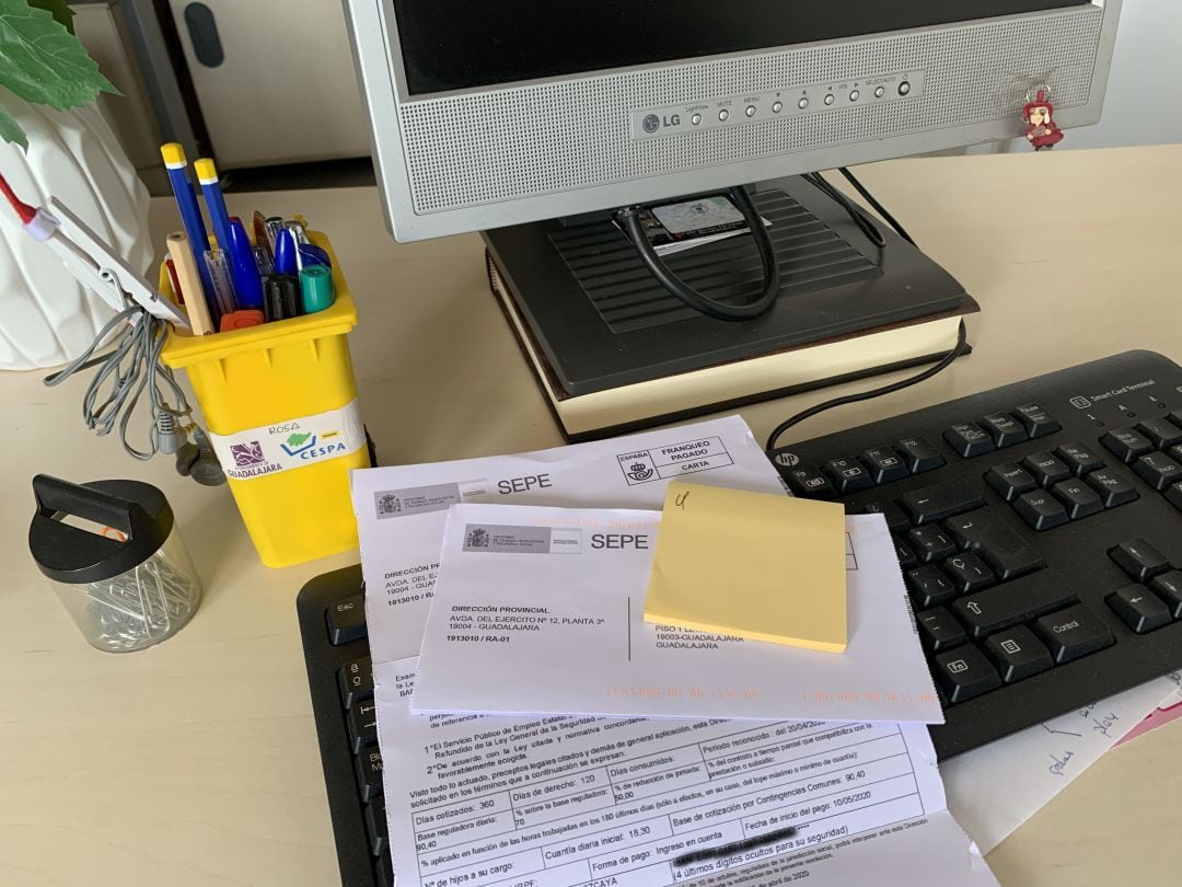 Carta del SEPE comunicando ERTE