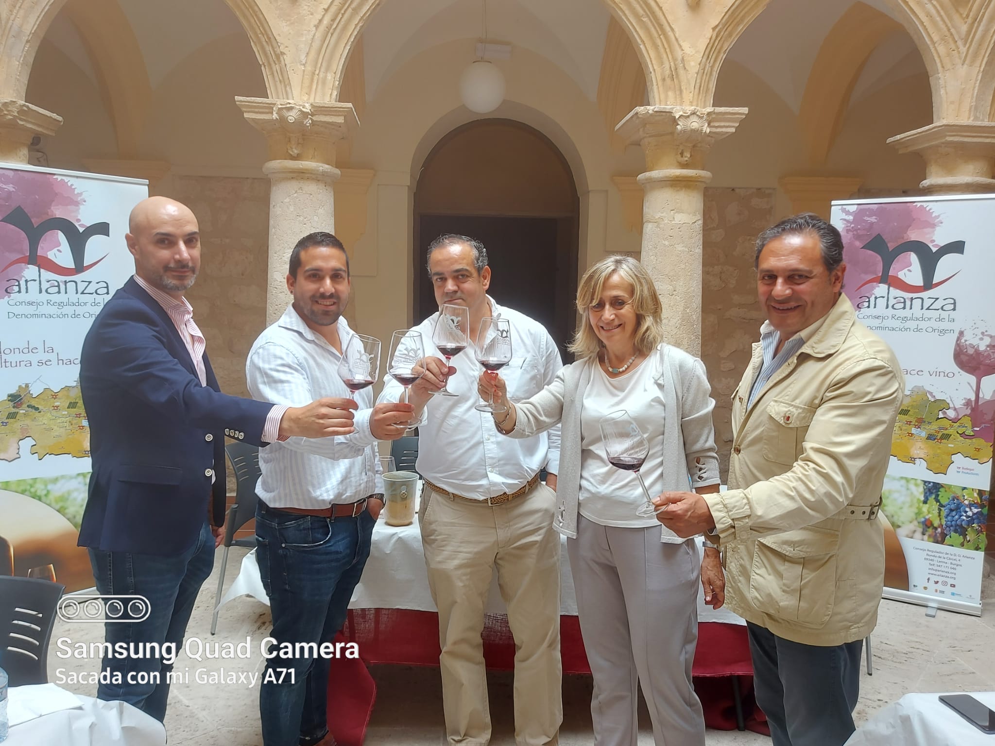 La cata se desarrolló en el Patio Barroco del Museo del Cerrato de Baltanás