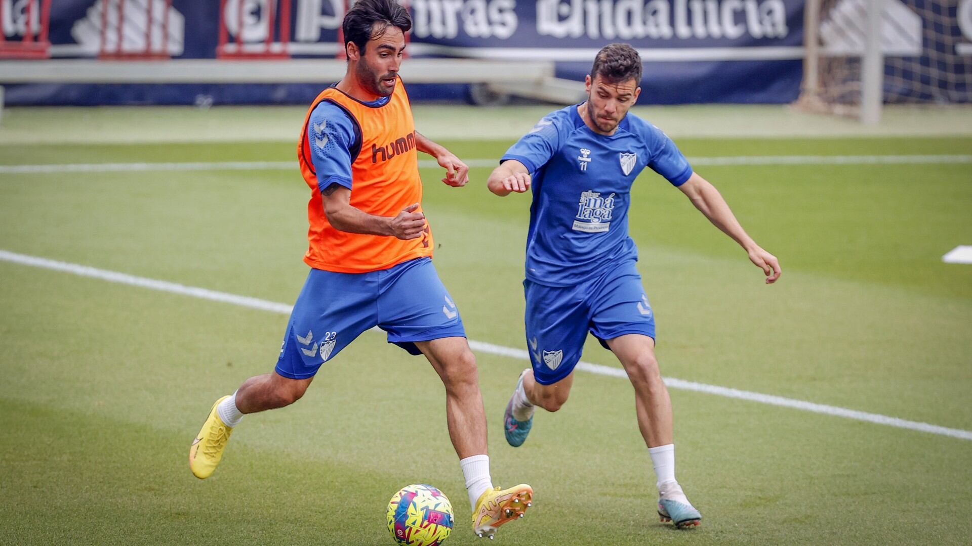 El Málaga realizó este miércoles la penúltima sesión antes del encuentro del viernes contra el Villarreal B