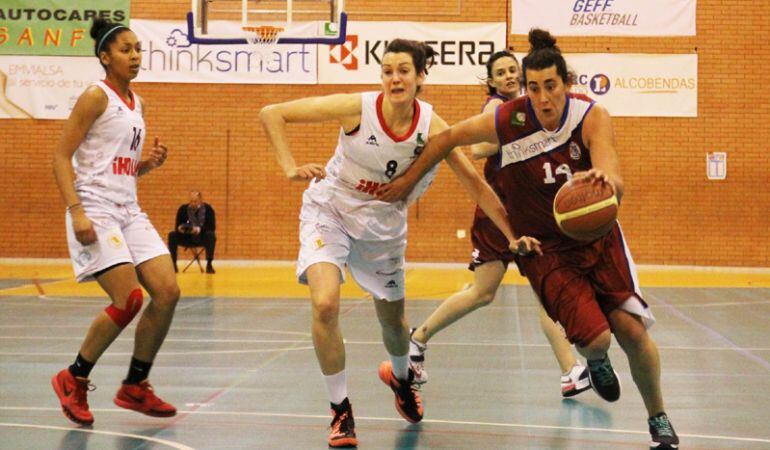 Imagen de un partido del Baloncesto Alcobendas femenino