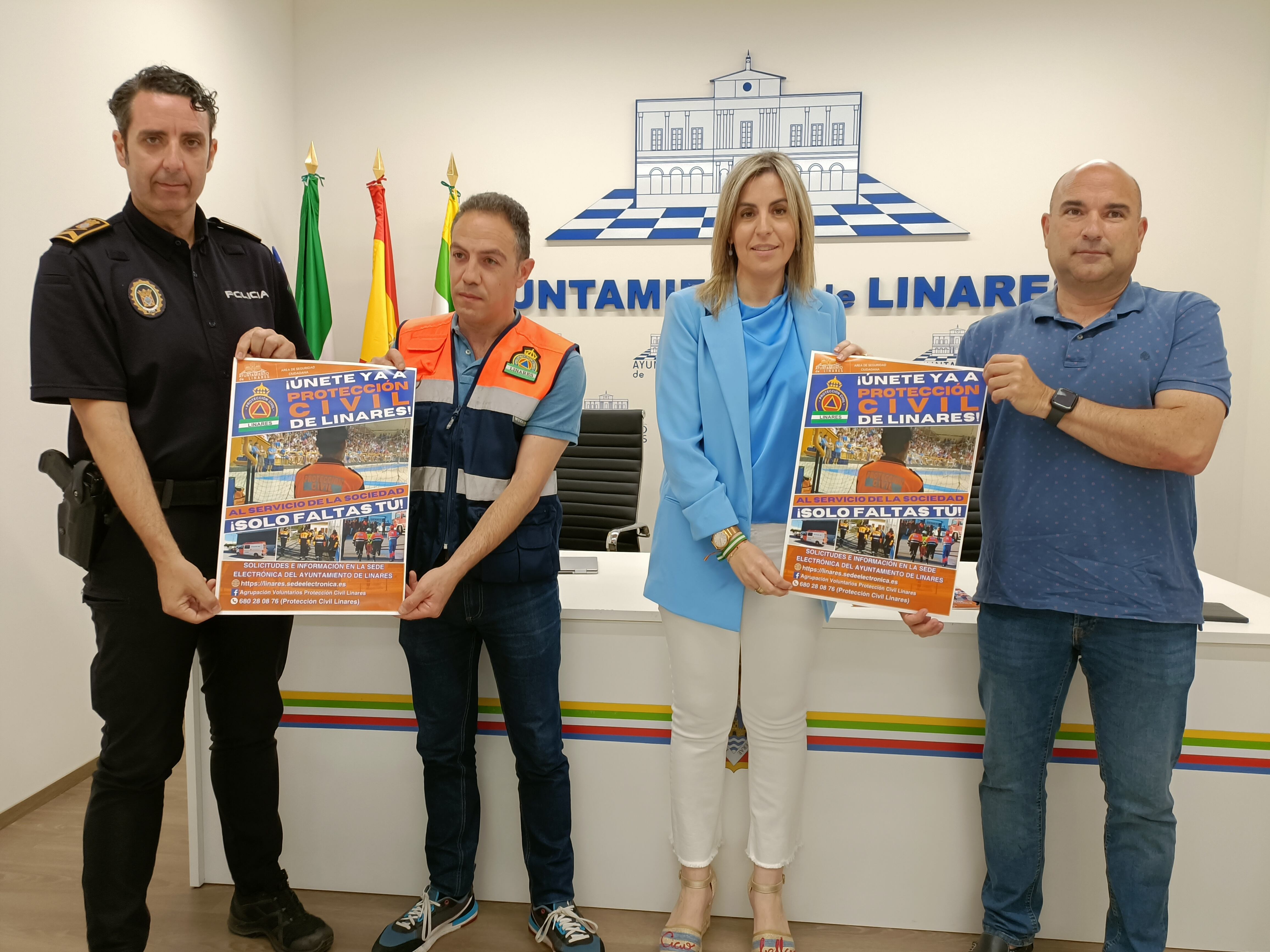 Presentación de la campaña de voluntariado de Protección Civil de Linares.