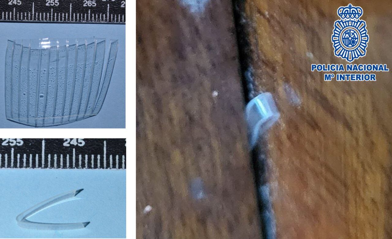 Tiras de plástico en las puertas de las viviendas