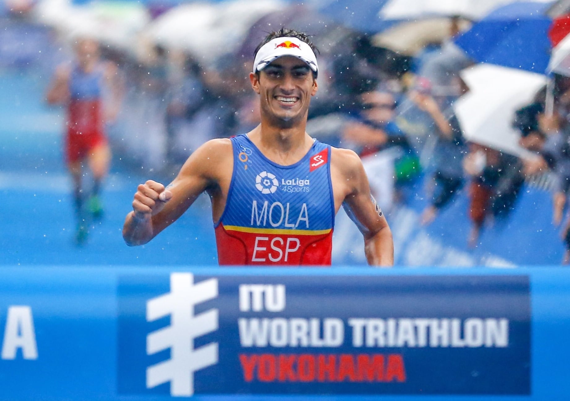 Mario Mola durante una de sus participaciones en la pruebas del Campeonato del Mundo de Triatlón