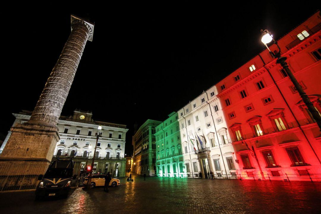 Aspecto exterior del Palacio Chigi