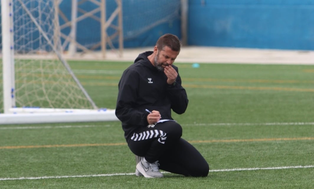 Sánchez en un entrenamiento
