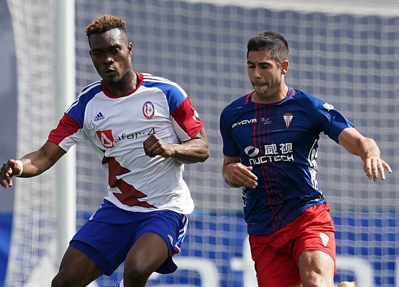 Un momento del partido