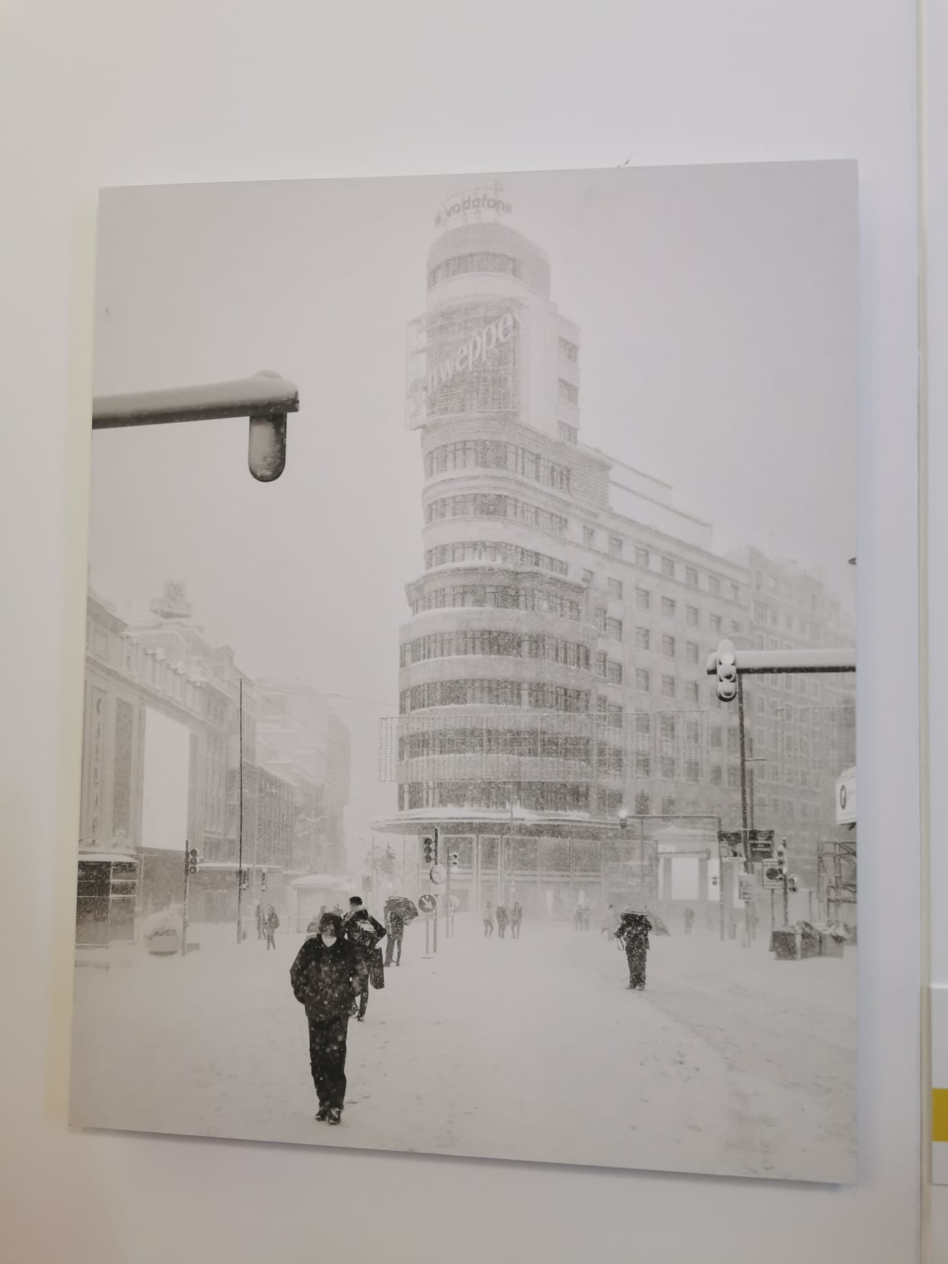 Fotografía de Rafael Trapiello que forma parte de la exposición &#039;Ilumina Madrid&#039;.