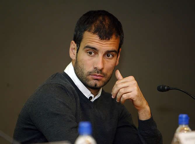 Pep Guardiola, actual técnico del Barcelona B