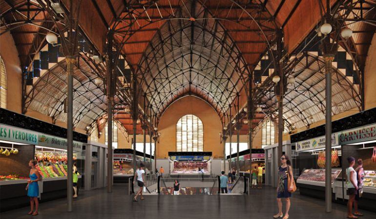 Imatge simulada del futur Mercat Central de Tarragona
