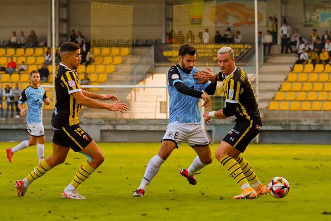 Un momento del partido