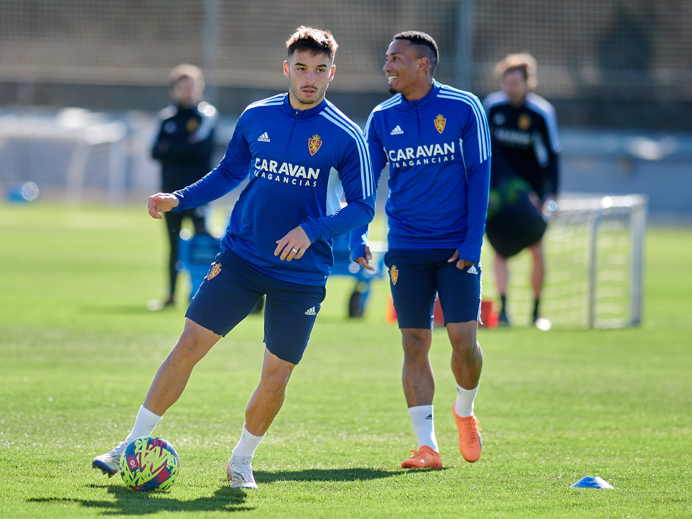 Lluis López, en un entrenamiento en la Ciudad Deportiva