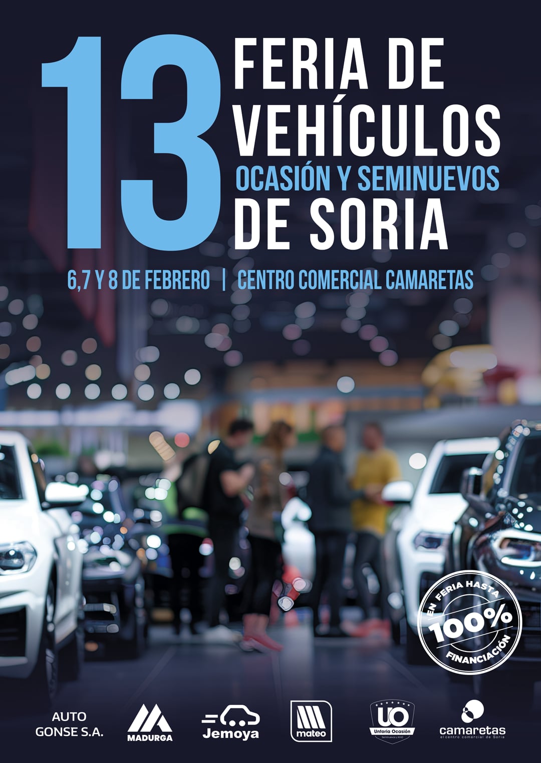 Feria de vehículos de ocasión y seminuevos de Soria.