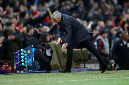 Mourinho, durante la secuencia