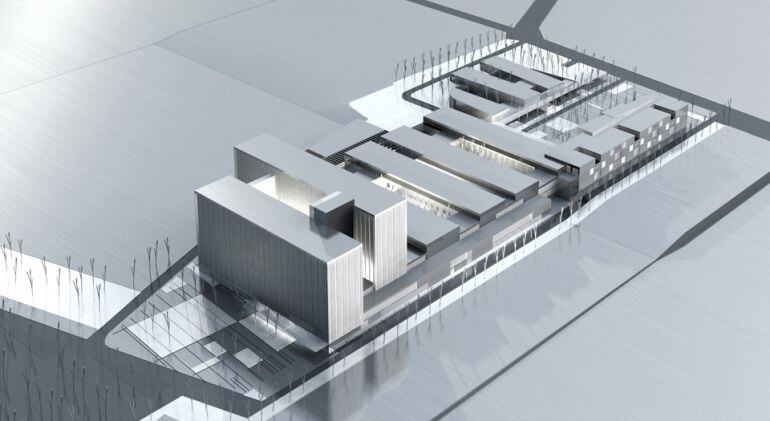 Maqueta del nuevo hospital de Palencia