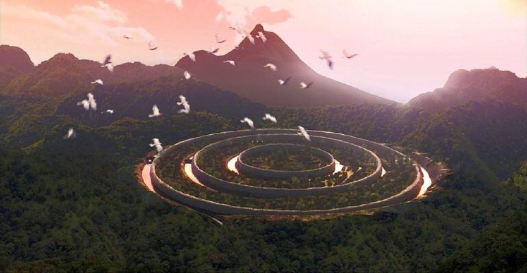 Frame del documental sobre la Atlántida emitido por National Geographic