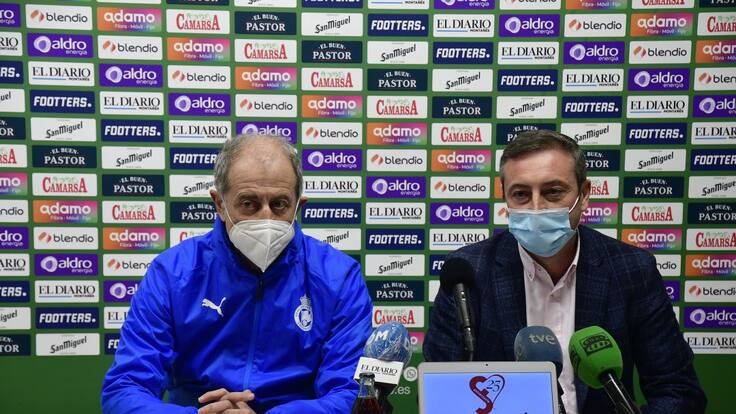 Resumen de la comparecencia de Alfredo Pérez y José Mari Amorrortu tras el final de la primera vuelta del Racing