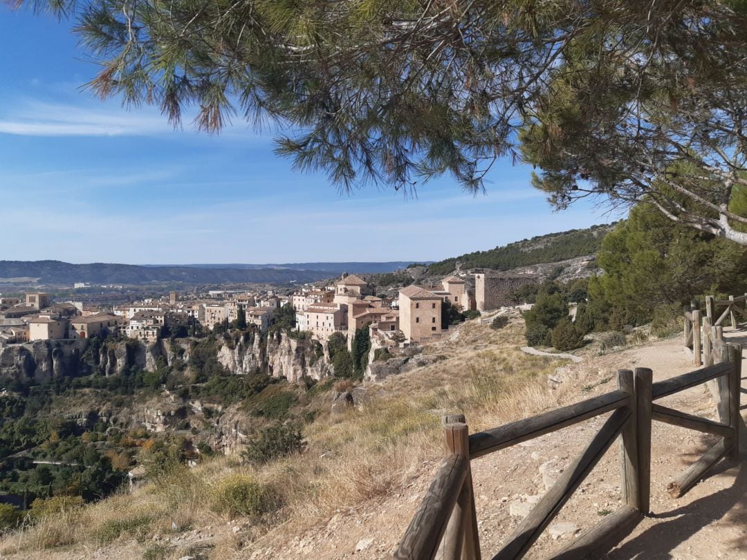 Vista de Cuenca desde el Mirador de El Castillo